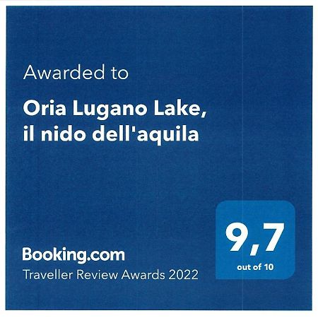 Oria Lugano Lake, Il Nido Dell'Aquila Екстериор снимка